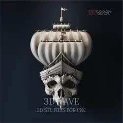 GOST SHIP 3d stl files for CNC