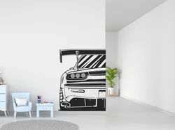Mazda RX-7 Silhouette, 2D Wall Art