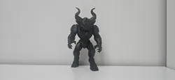 Mecha Demon with Skull Helmet Holiday Figure