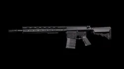 Modular sniper rifle Knights Armament SR 25 Low-poly 3D model