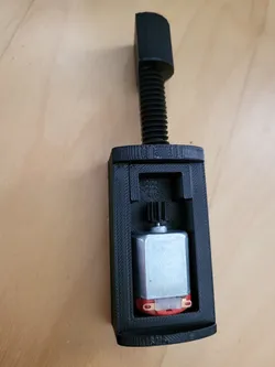 Pinion pusher press for 130 size DC hobby motors