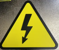 Placa Riesgo electrico