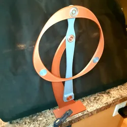 Ring  Bar Double Pendulum - Easy Print Chaos