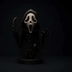 SCREAM Ghostface Chibi Grim Reaper Figurine – Horror Collectible