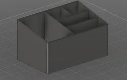 Simple organizer for utensils