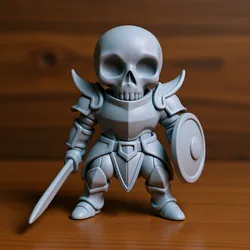 Skull Knight Fan Art Sculpture