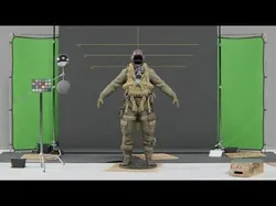 SOLDIER WWII USA Paratrooper 3D model