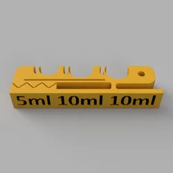 Syringe Holder for 5ml, 10ml, and 10ml Syringes