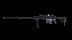 Tactical Modular Anti materiel sniper rifle Barrett M107A1 Low-poly 3D model