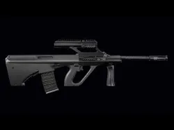 Tactical modular assault rifle Bullpup Steyr AUG A3 Low-poly 3D model