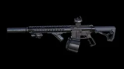 Tactical modular assault rifle Colt M4A1 Custom Low-poly 3D model