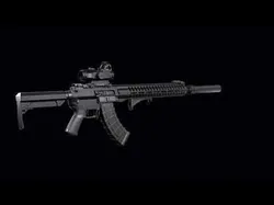 Tactical Modular assault rifle Mk47 mutant ar-15 modul Low-poly 3D model