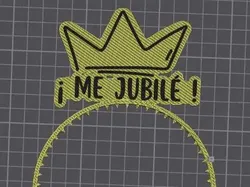 vincha ¡Me Jubile! - Modelo de impresión 3D gratuito