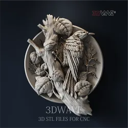 WOODPECKER 3d stl files for CNC
