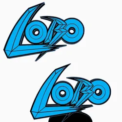 2x LOBO Logo Display by MANIACMANCAVE3D