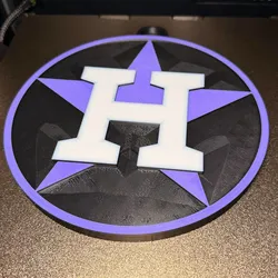 3D printer bestanden | 3MF | Houston Astros Giant Necklace purple design