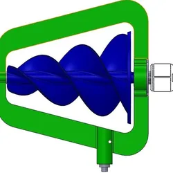 Archimedes Wind Turbine Generator Combined