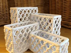 Chain Link Gridfinity Bins (1x2)