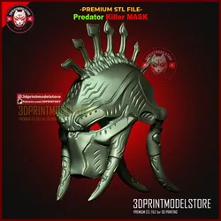 Cosplay STL تنزيل - Predator Killer of Killers Cosplay Mask - 3DPRINTMODELSTORE