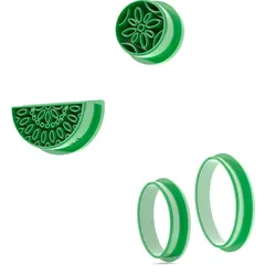 Florence Clay Earring Cutter Set | 3D Printable Model