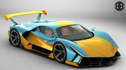 Generic Future EV Supercar 2050