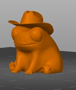 HD Fred the frog but cowboy