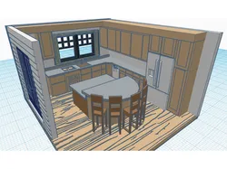 Kitchen Center Island/ Bar - House Series