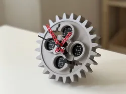LEGO technic gear inspired clock x187