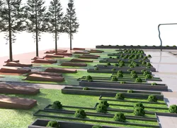 Low-Poly Park Landscape - Game Ready