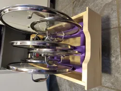 Pot Slots! Pot Lid Organizer!