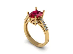 Ruby and Daimonds ring