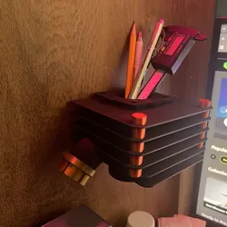 Simson Cylinder Wall mounted Pencil Case