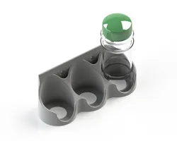 SPICE JAR AND COFFE JAR RACK MOUNTED HOLDER 3D PRINTED
