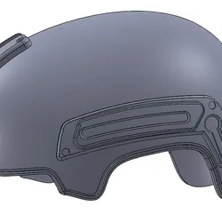 Sports helmet design reference materials