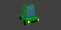 Cartoon car low poly OWENDAL