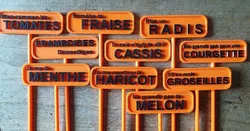 Etiquettes de potager / Vegetable garden labels
