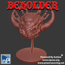 Eye-Beast - Beholder Free 3D Print Model in Game Accessories 577044