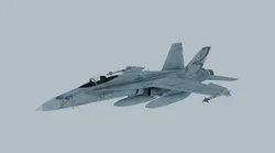 FA-18A Hornet OBJ