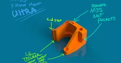 MK3S Y-Axis Motor Mount Ultra
