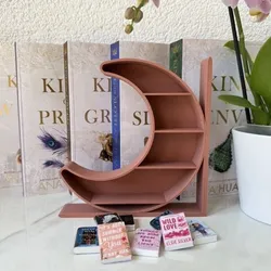 Moon Mini Bookshelf, Book Nook