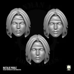 Natalie Poole GI Joe Fan Art 3D printable files for action Figures