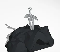 Phone Stand - Runeblade in Stone