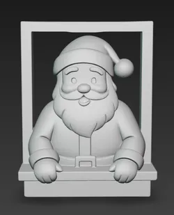 Santa Claus w or w/o magnet hole
