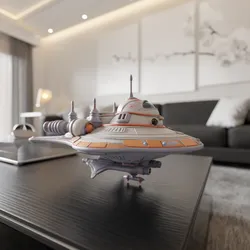 Spaceship 3D Print Model in Engineering 577931