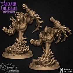 Spellbound Elementals of Fire and Water C