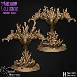 Spellbound Elementals of Fire and Water D