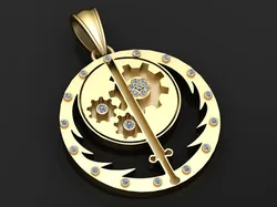 Stainless Steel Pendants 3D Print Model in Pendants 575960