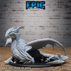 Two Headed Dragon Rest ‧ DnD Miniature ‧ Tabletop Miniatures ‧ Gaming Monster ‧ 3D Model ‧ RPG ‧ DnDminis ‧ STL FILE