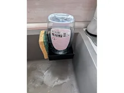 washing-up liquid and sponge holder for Blanco brand sink