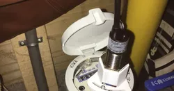 Water meter inductive sensor bracket